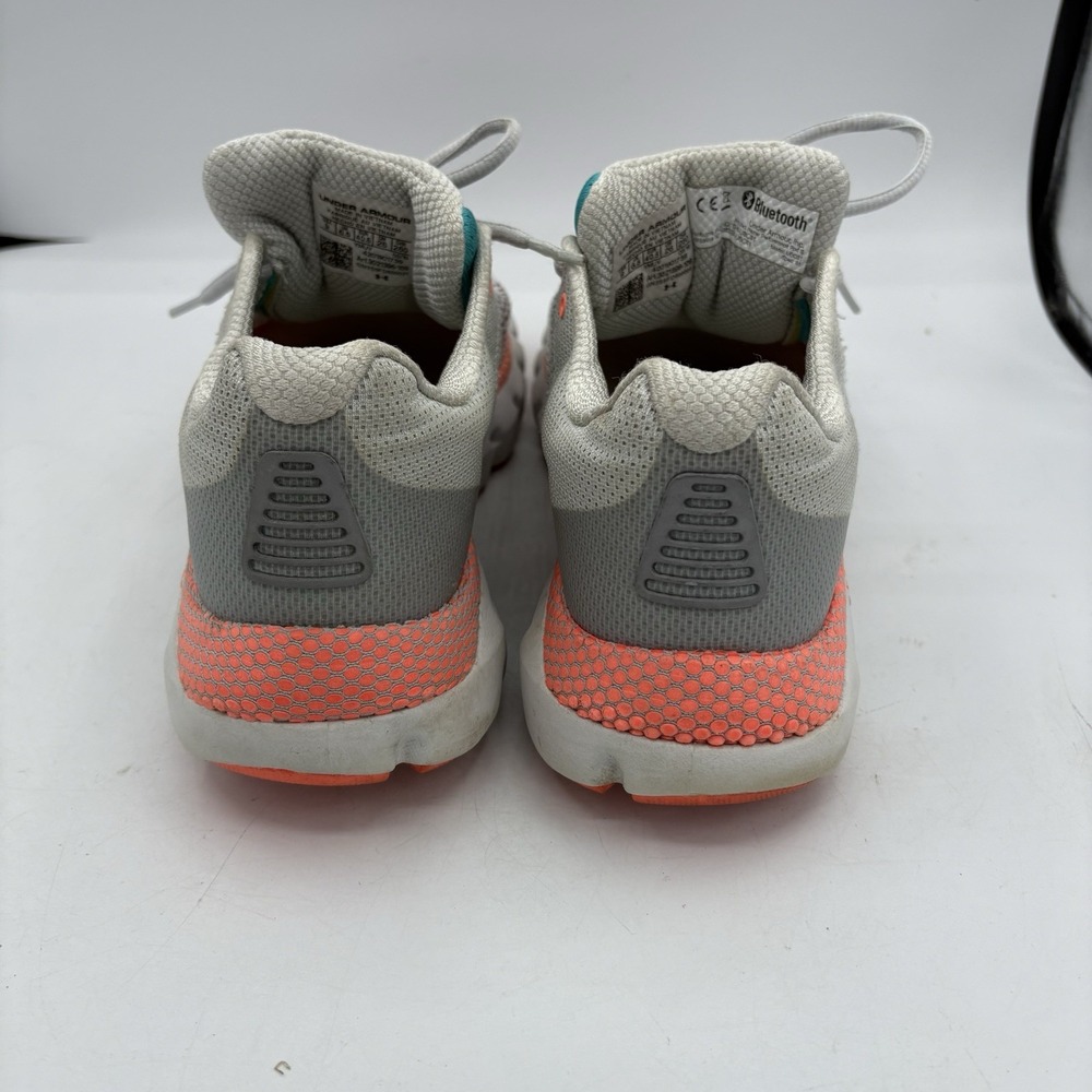 Under Armour Shoes Womens Size 9 HOVR Infinite Gray Orange Sneakers - Picture 6 of 10